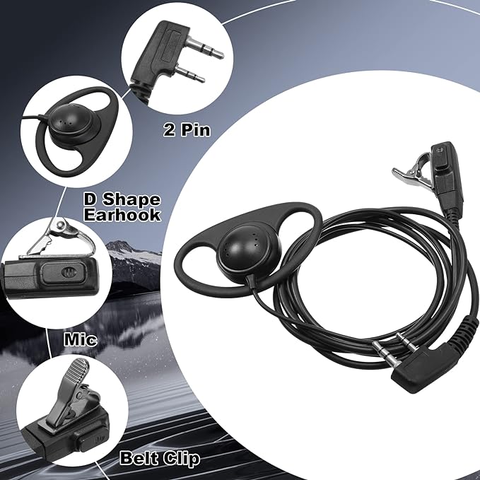 Black Wired On Ear Headphones with Microphone