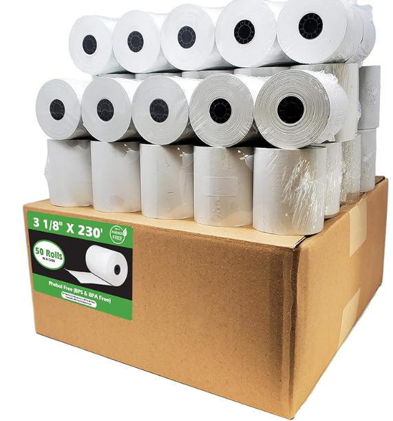 Cash Register Receipt Roll (BPA/BPS FREE) RICS