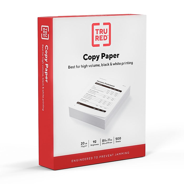 Statement outlet printer paper