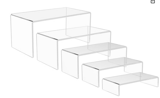 5PCS acrylic display stand