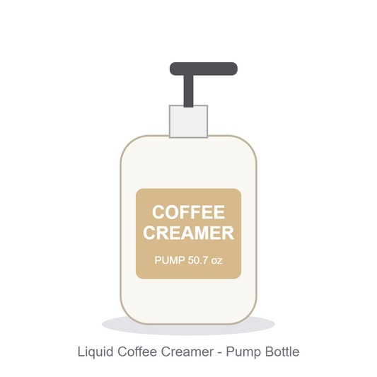 Liquid Coffee Creamer Pump Bottle - 50.7 oz (Corporate Only)