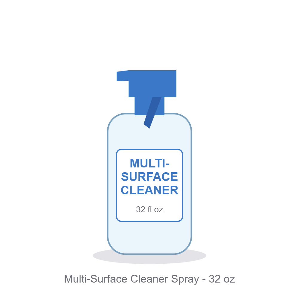 Multi-Surface Bleach Cleaner Spray - 32 oz