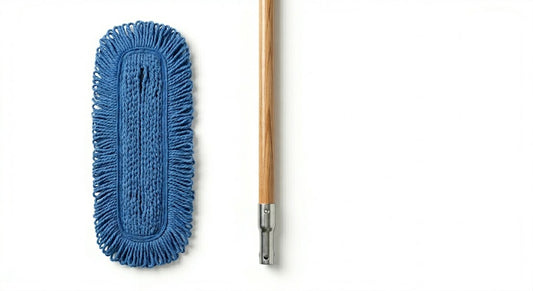 Industrial Dust Mop Kit – Includes 60 Inch Blue